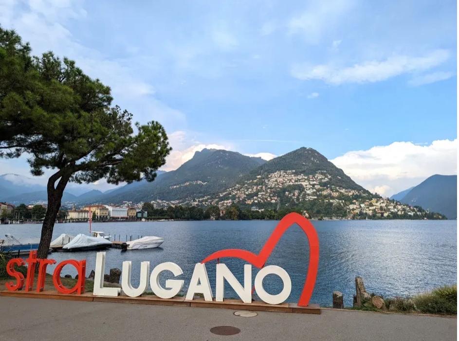 I love Lugano lakeside promenade